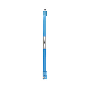 Silicone USB wristband with metal plate