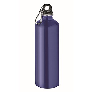 Single wall bottle 1000ml, blue