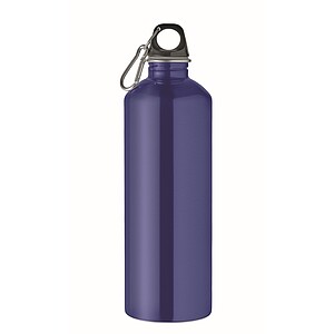 Single wall bottle 1000ml, blue