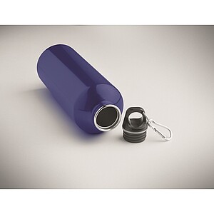 Single wall bottle 1000ml, blue