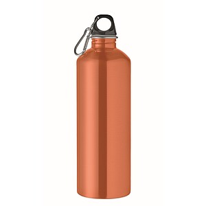 Single wall bottle 1000ml, orange