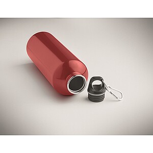 Single wall bottle 1000ml, red