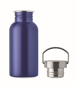 Single wall bottle 500 ml, blue