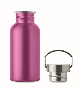 Single wall bottle 500 ml, fuchsia