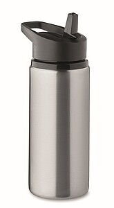 Single wall bottle 500 ml, matt silver