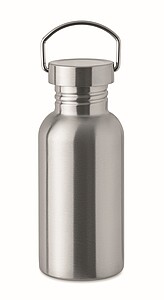Single wall bottle 500 ml, matt silver