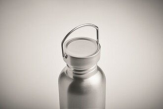Single wall bottle 500 ml, matt silver