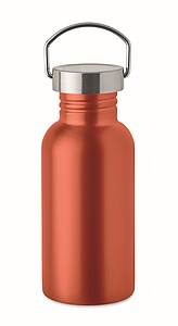 Single wall bottle 500 ml, orange