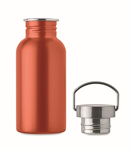 Single wall bottle 500 ml, orange
