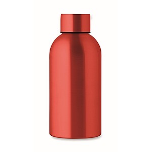 Single wall bottle 500 ml, red