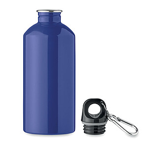 Single wall bottle 500ml, blue