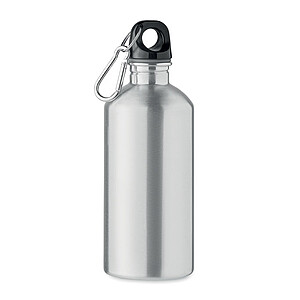 Single wall bottle 500ml, matt silver