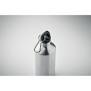 Single wall bottle 500ml, matt silver