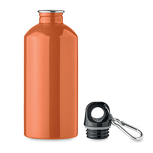 Single wall bottle 500ml, orange