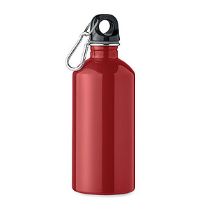 Single wall bottle 500ml, red