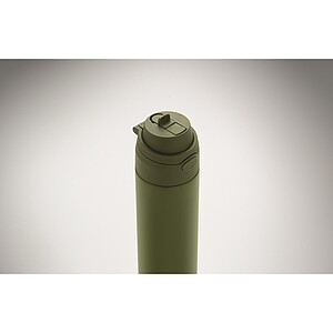 Single wall bottle 650 ml, dark green