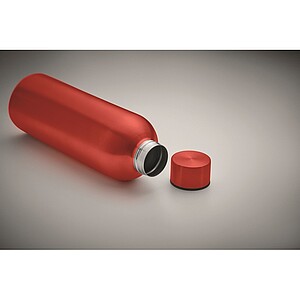 Single wall bottle 750 ml, red
