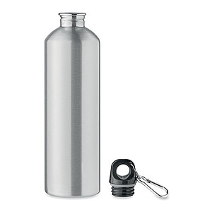 Single wall bottle 750ml, matt silver