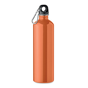 Single wall bottle 750ml, orange