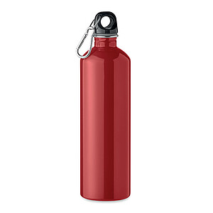 Single wall bottle 750ml, red