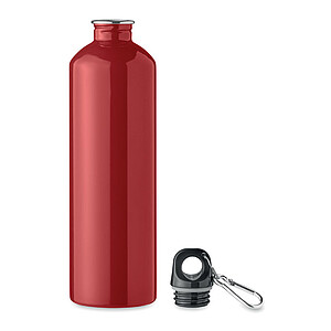 Single wall bottle 750ml, red