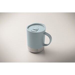 Single wall mug 300ml, baby blue