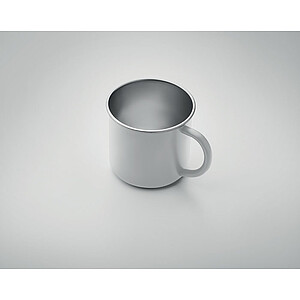Single wall recycled stainless steel mug