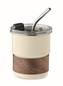 Single wall tumbler 260 ml, beige