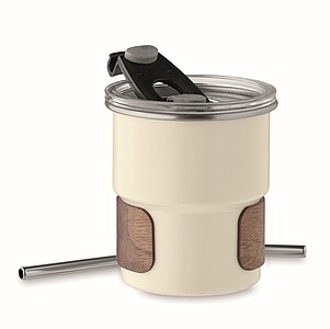 Single wall tumbler 260 ml, beige