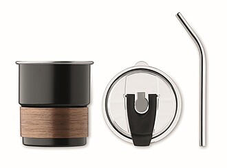 Single wall tumbler 260 ml, black