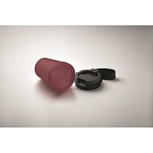 Single wall tumbler 300 ml, burgundy