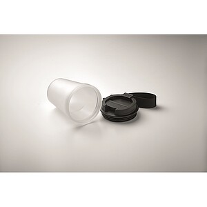 Single wall tumbler 300 ml, transparent white