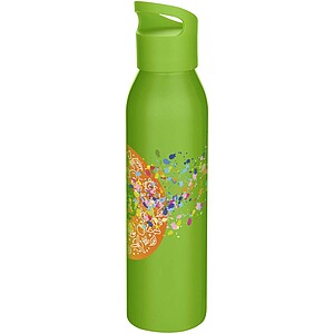 Sky 650 ml RCS recycled single wall stainless steel water bottle, apple green