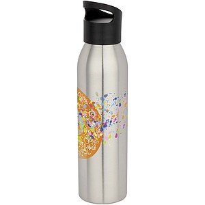 Sky 650 ml RCS recycled single wall stainless steel water bottle, stainless steel