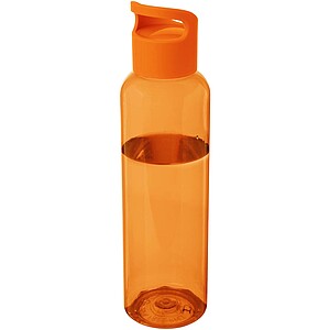 Sky 650 ml recycled plastic water bottle, orange