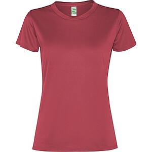Slam short sleeve womens sports t-shirt, berry red, size S