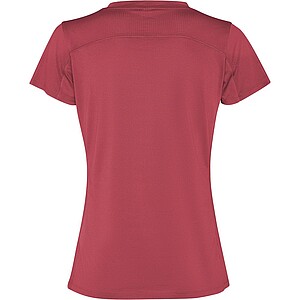 Slam short sleeve womens sports t-shirt, berry red, size S