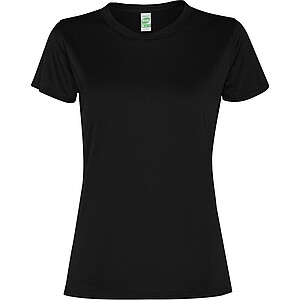 Slam short sleeve womens sports t-shirt, black, size S