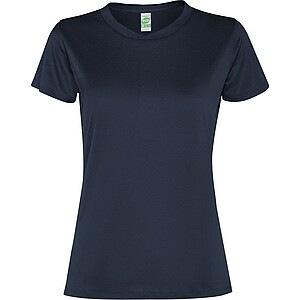 Slam short sleeve womens sports t-shirt, navy blue, size S