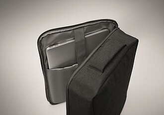 Slim 15 inch laptop backpack in 300D RPET