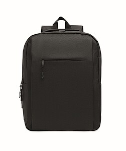Slim backpack in 600D RPET polyester and 210D lining