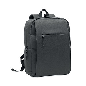 Slim backpack in 600D RPET polyester and 210D lining