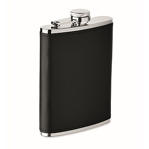 Slim hip flask 200 ml, black