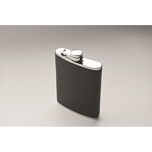 Slim hip flask 200 ml, black
