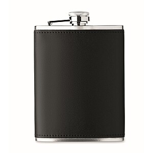 Slim hip flask 200 ml, black