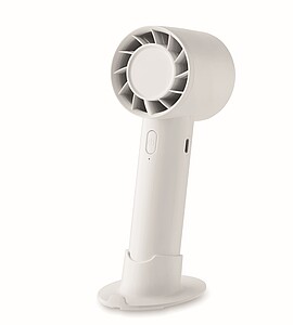 Small portable fan 2000 mAh, white