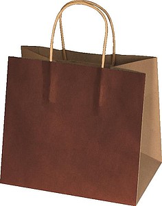 Small recycled paperbag with 2 handles