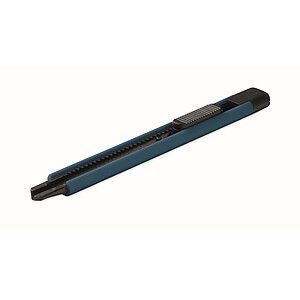 Small retractable knife, blue