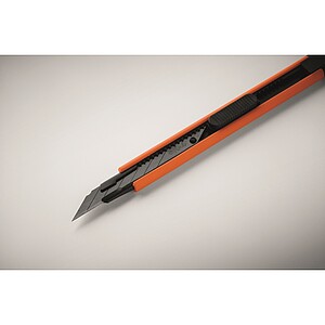 Small retractable knife, orange