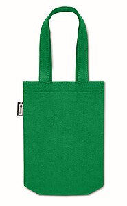 Small RPET felt gift bag, green
